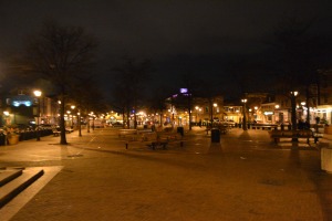 Fells Point Square Swept Clean. A spontaneous Super Party wasn't going to happen